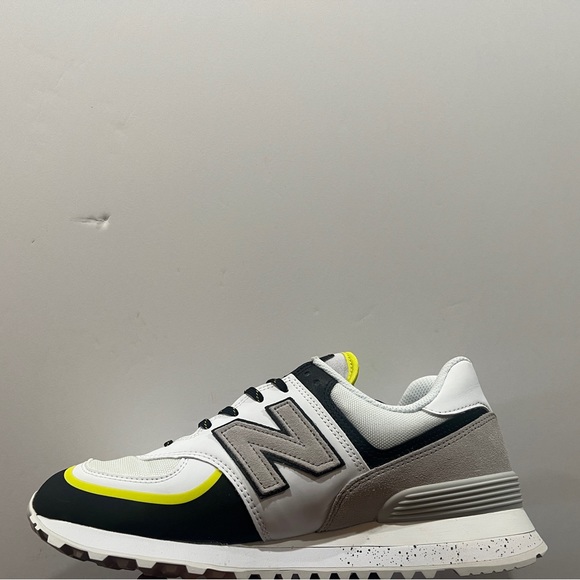 New Balance 574, U574TE2, White, Black & Green - Picture 9 of 14